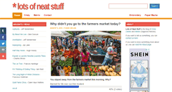 Desktop Screenshot of lotsofneatstuff.com
